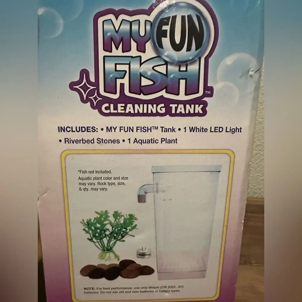 NEW My Fun Fish Cleaning Tank - Aquarium that cleans itself